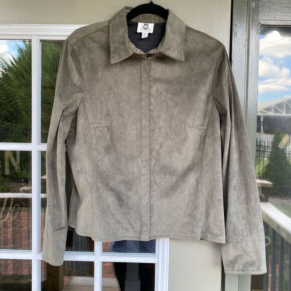 Renfrew Olive Green Full-Zip Up Vintage Jacket, Size Large - Picture 7 of 8